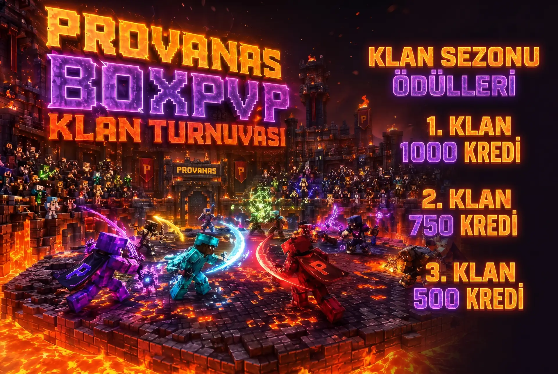 3v3 klan savası duyurusu
